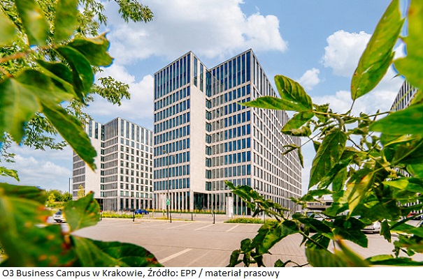 Ecolab powiększa biuro do 5 300 mkw. wynajmowane w nieruchomości inwestycyjnej O3 Business Campus w Krakowie