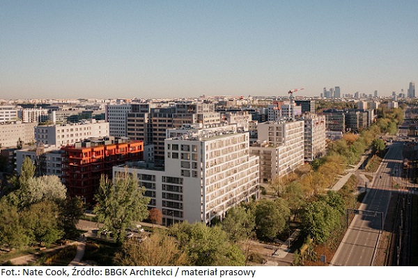Służewiec Przemysłowy zmienia swoje oblicze dzięki inwestycji Modern Mokotów w Warszawie projektu BBGK Architekci