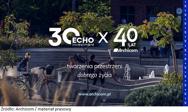 Archicom i Echo Investment świętują jubileusze wspólnym projektem z Chrisem Niedenthalem