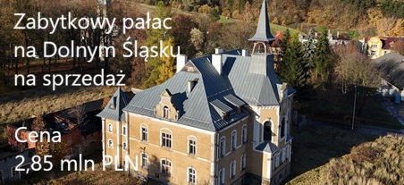 Pensjonat na sprzedaż Radków - Zabytkowy pałac - dawny szpital - na sprzedaż
